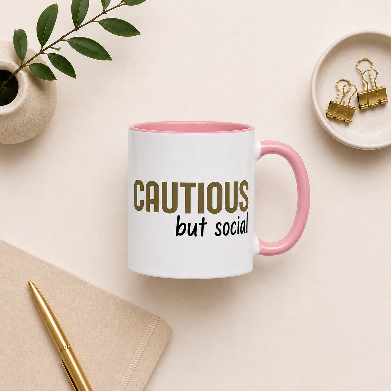 Cautious but Social Turtle Mug