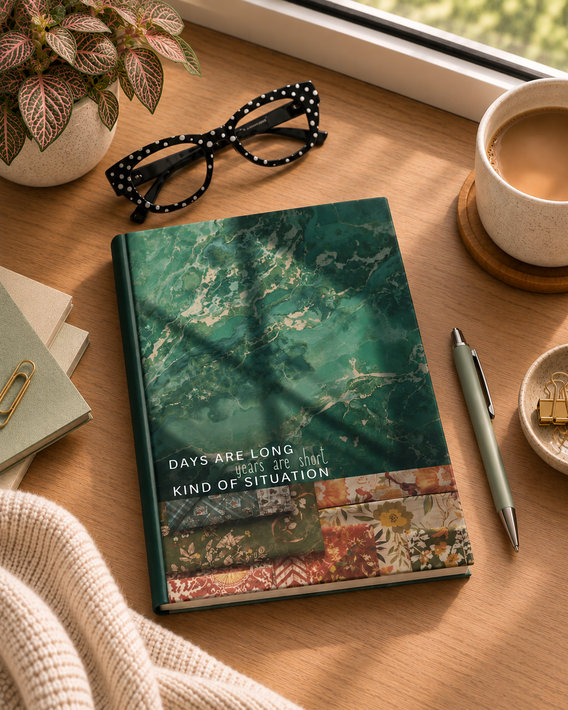 Days Are Long | Hard Cover Lined Journal