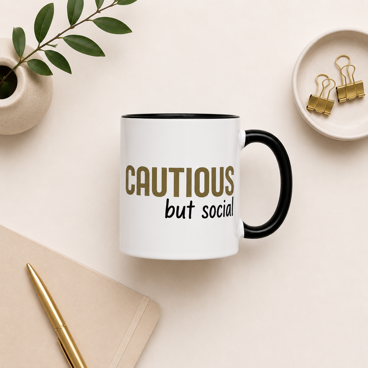 Cautious but Social Turtle Mug