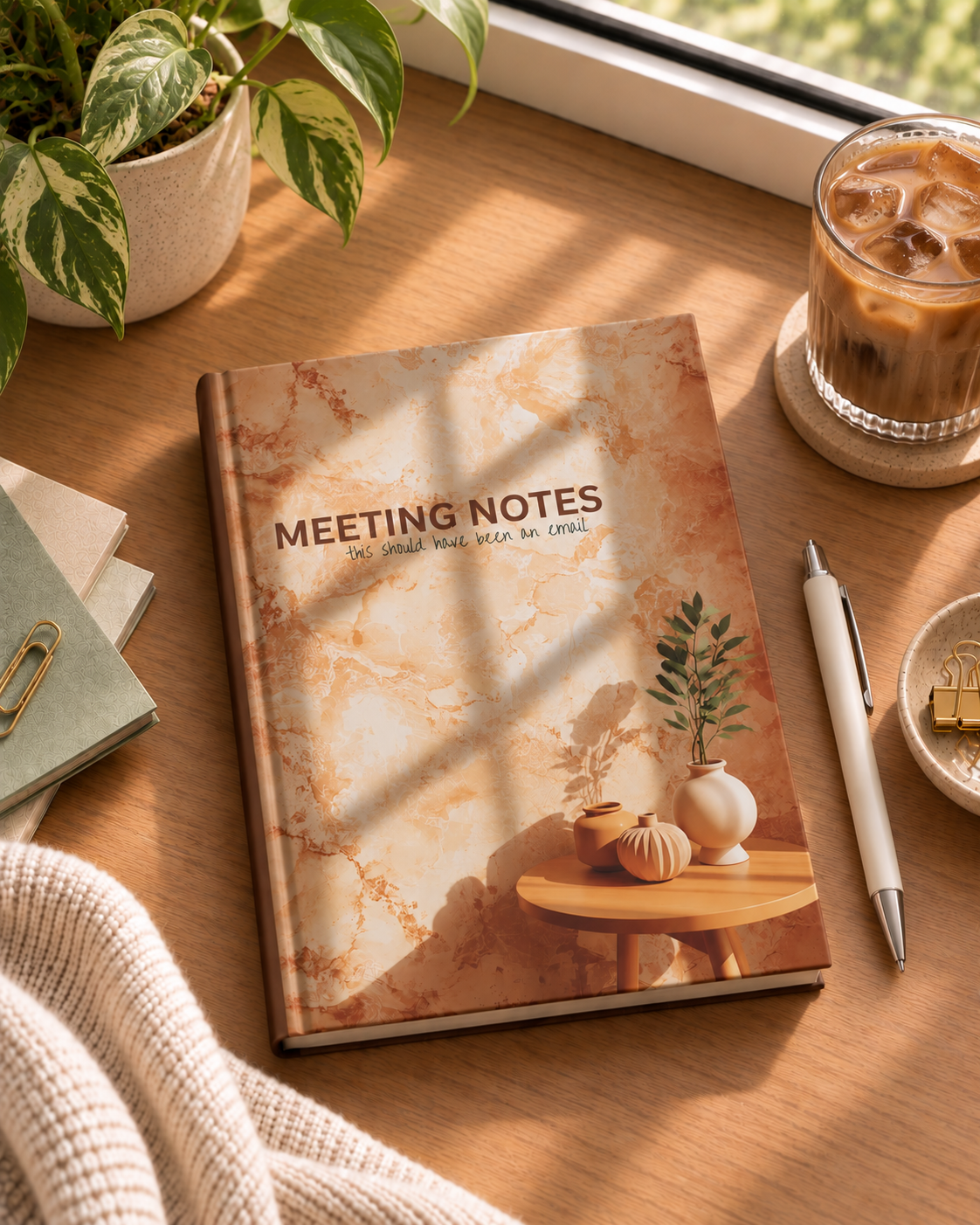 Meeting Notes | Hard Cover Lined Journal