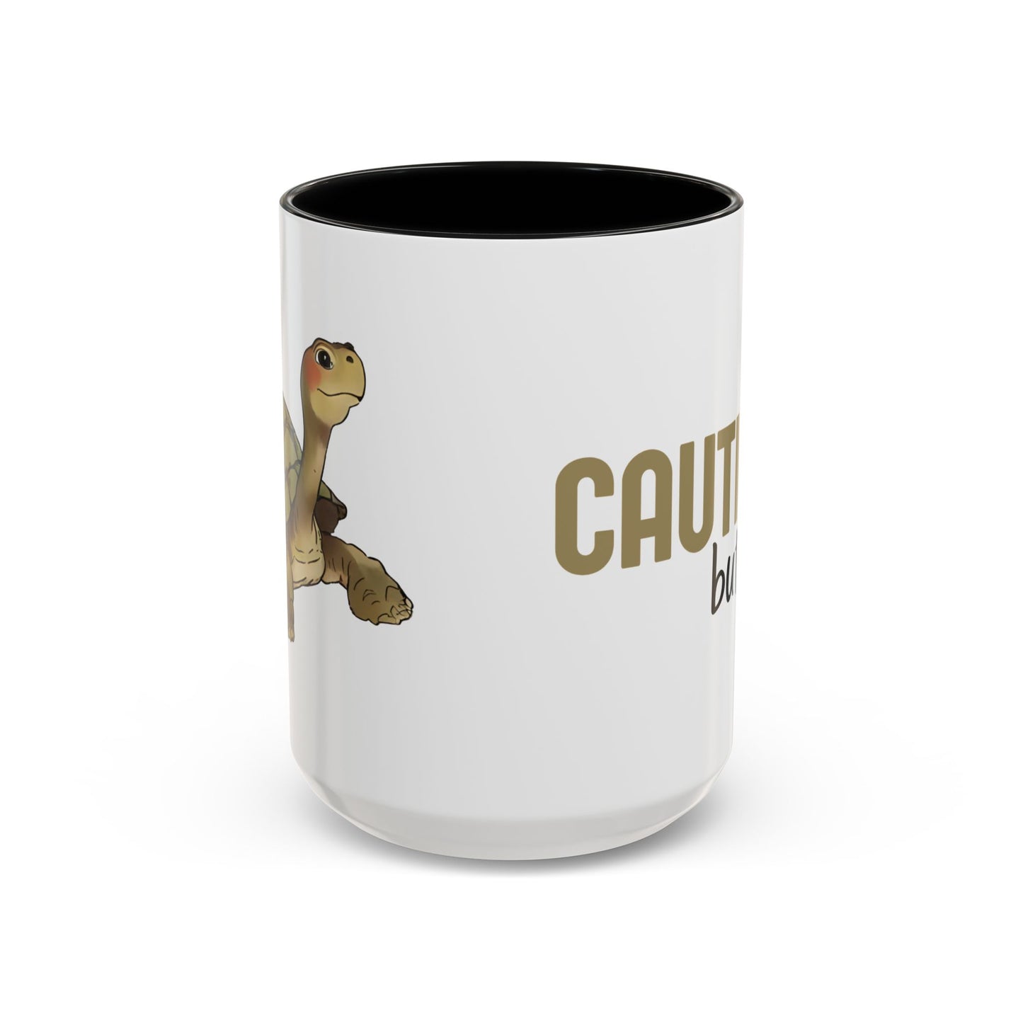 Cautious but Social Turtle Mug | Funny & Cute Coffee Cup for Shy Souls & Animal Lovers