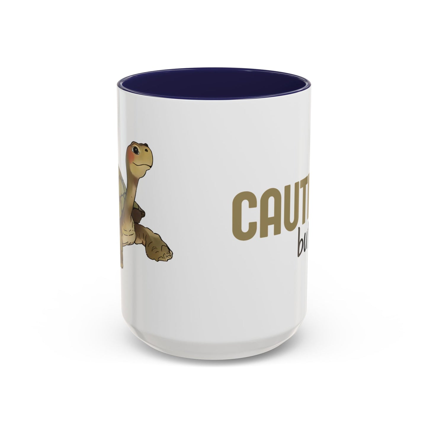 Cautious but Social Turtle Mug | Funny & Cute Coffee Cup for Shy Souls & Animal Lovers