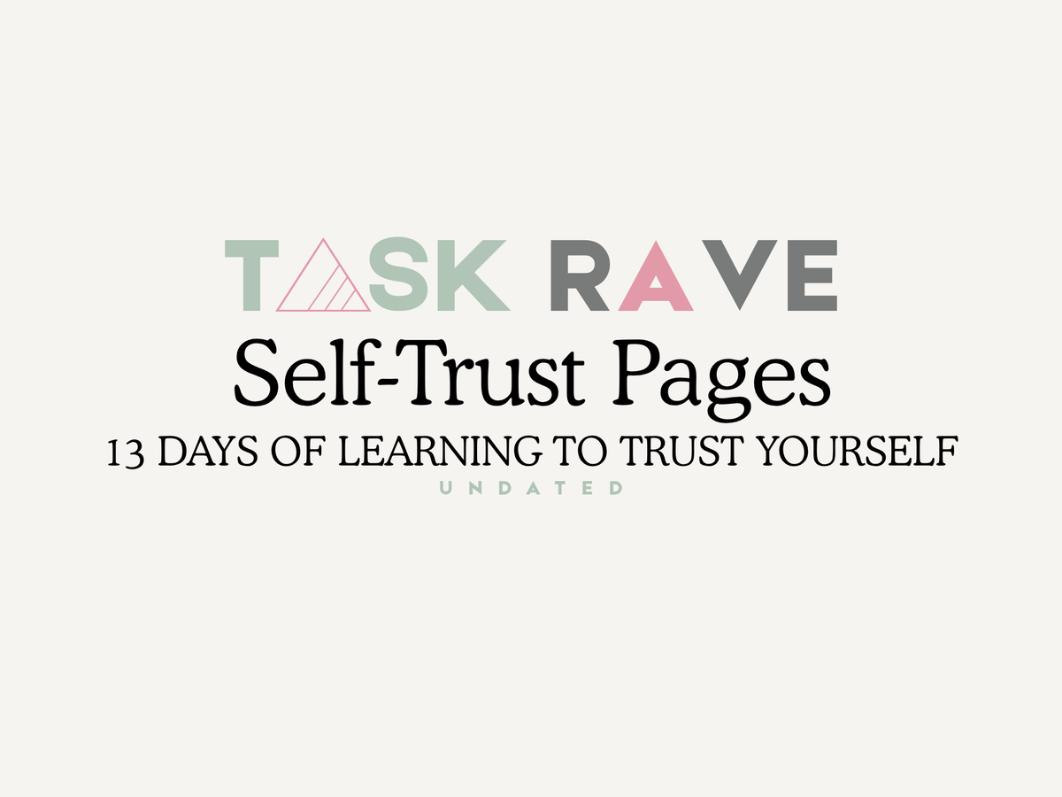 13 Pages of Self Trust